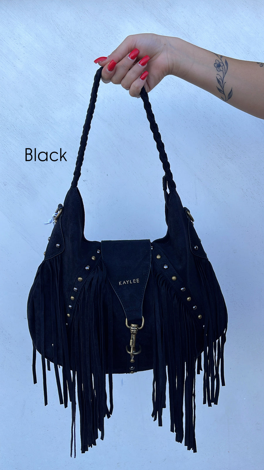 Borsa Frange  Nero
